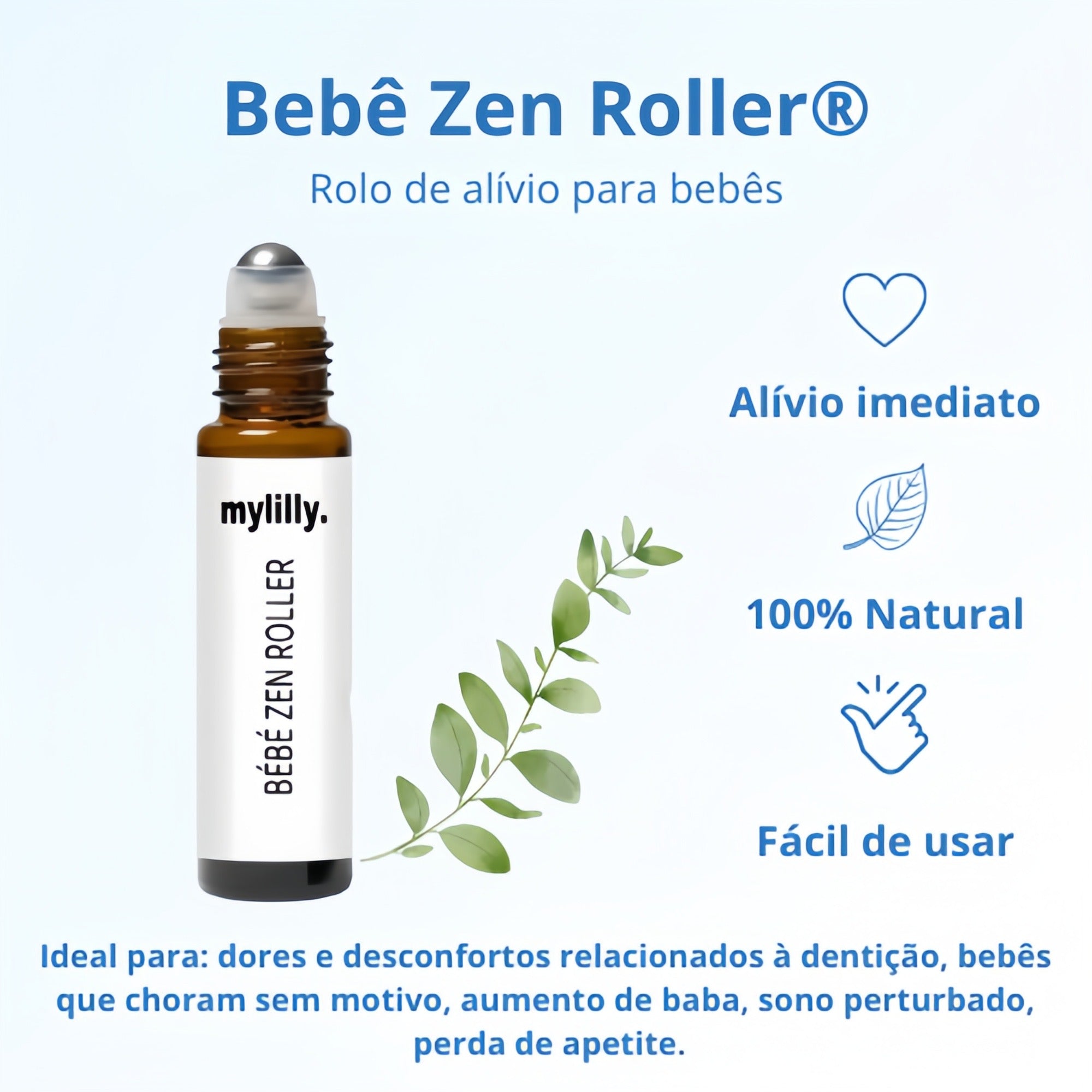 Bébé Zen Roller® – Rolo calmante para as gengivas do bebé